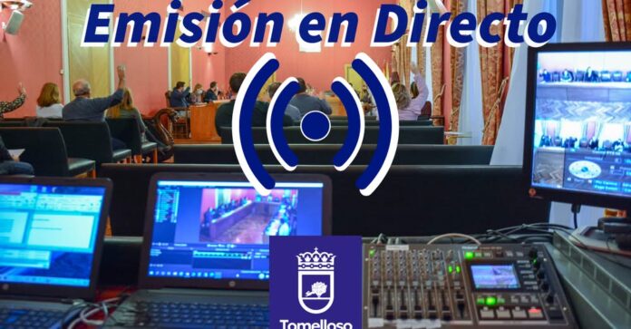 Imagen Emisión en directo Pleno Ayuntamiento Tomelloso