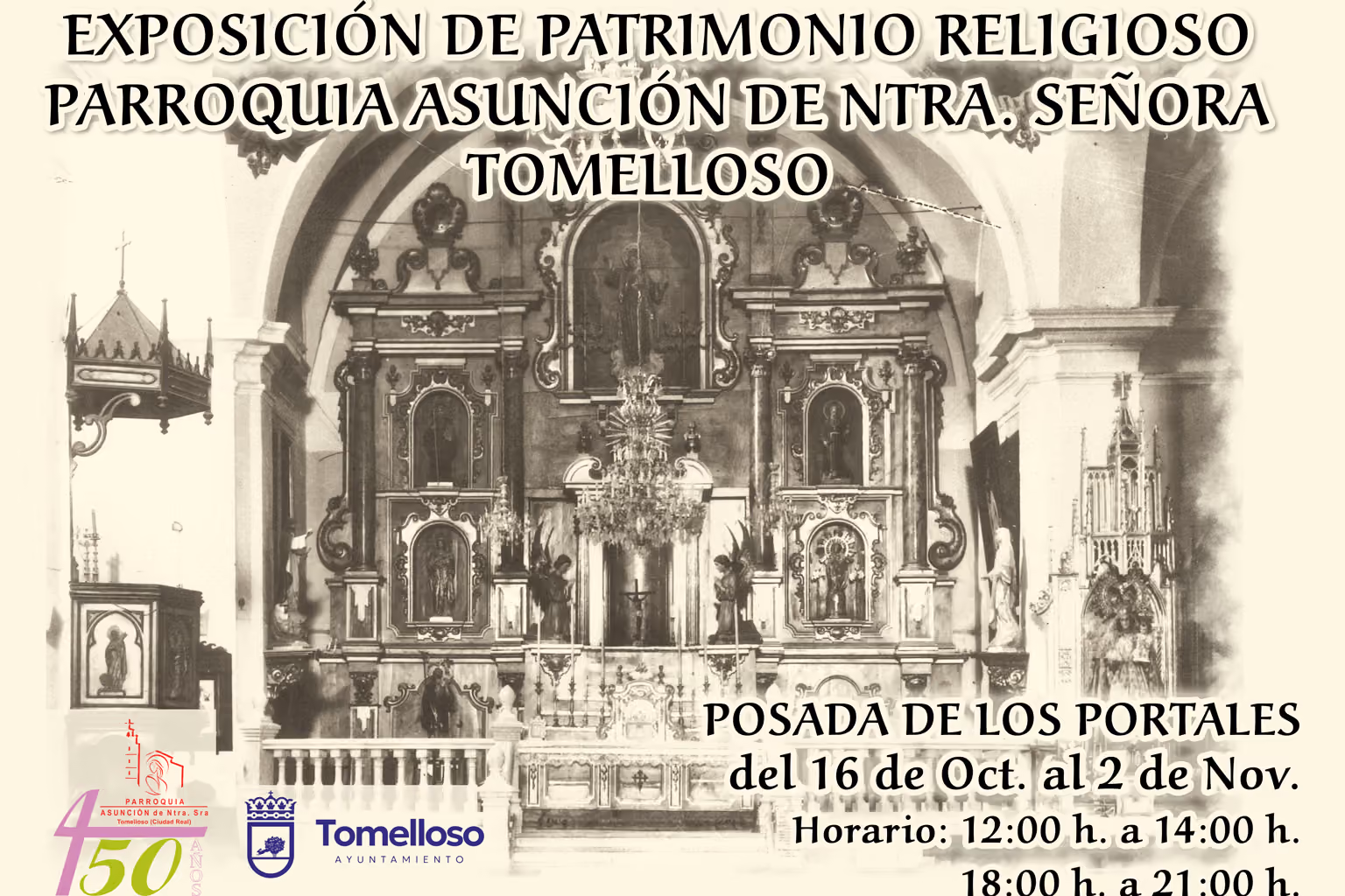 Cartel exposición Parroquia de la Asunción