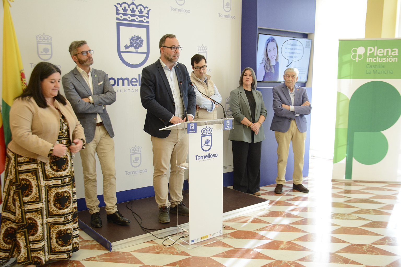 Presentación de la campaña de Plena Inclusión en el Ayuntamiento