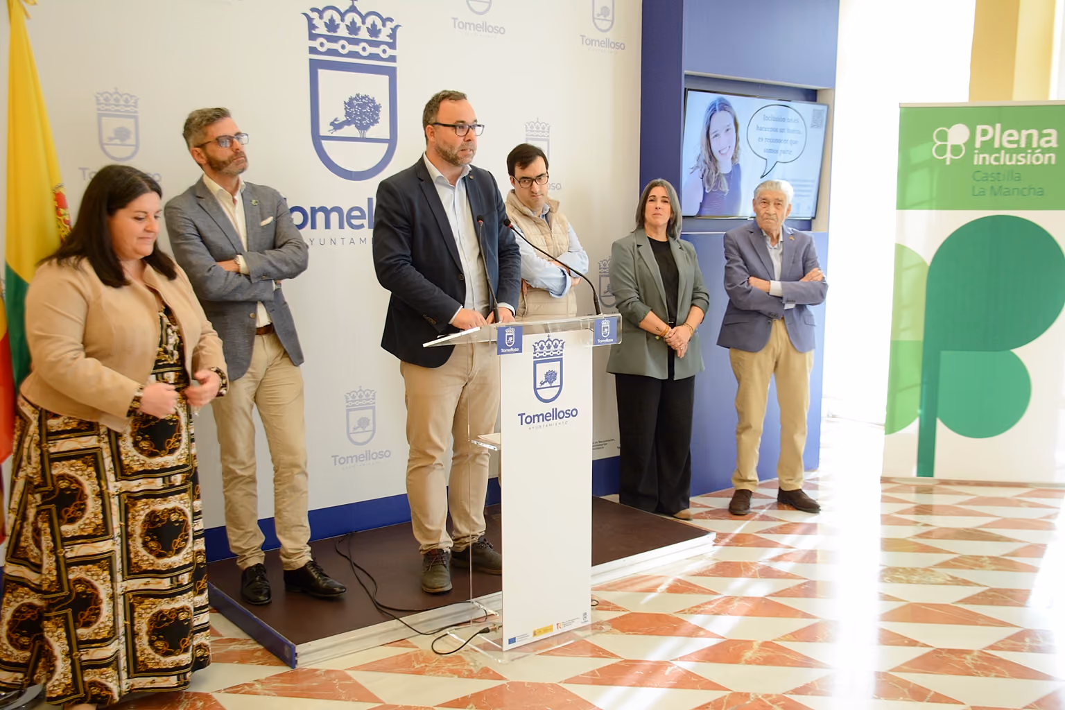 Presentación de la campaña de Plena Inclusión en el Ayuntamiento