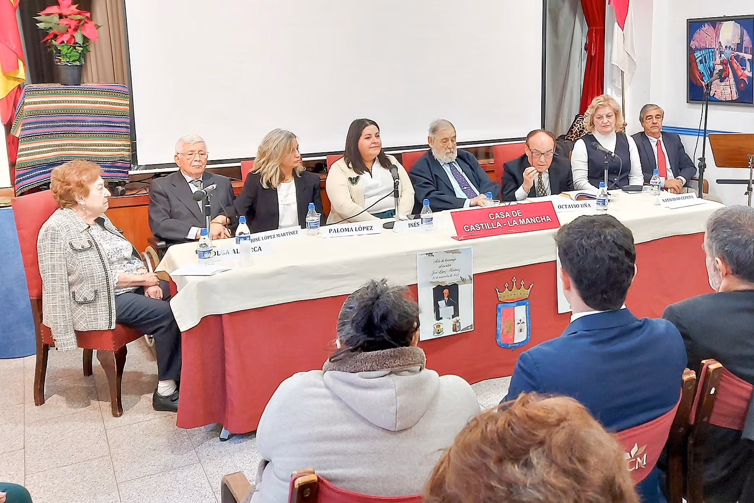 Participantes en el homenaje