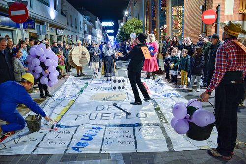 Grupo participante en el desfile del concurso del Carnaval 2024