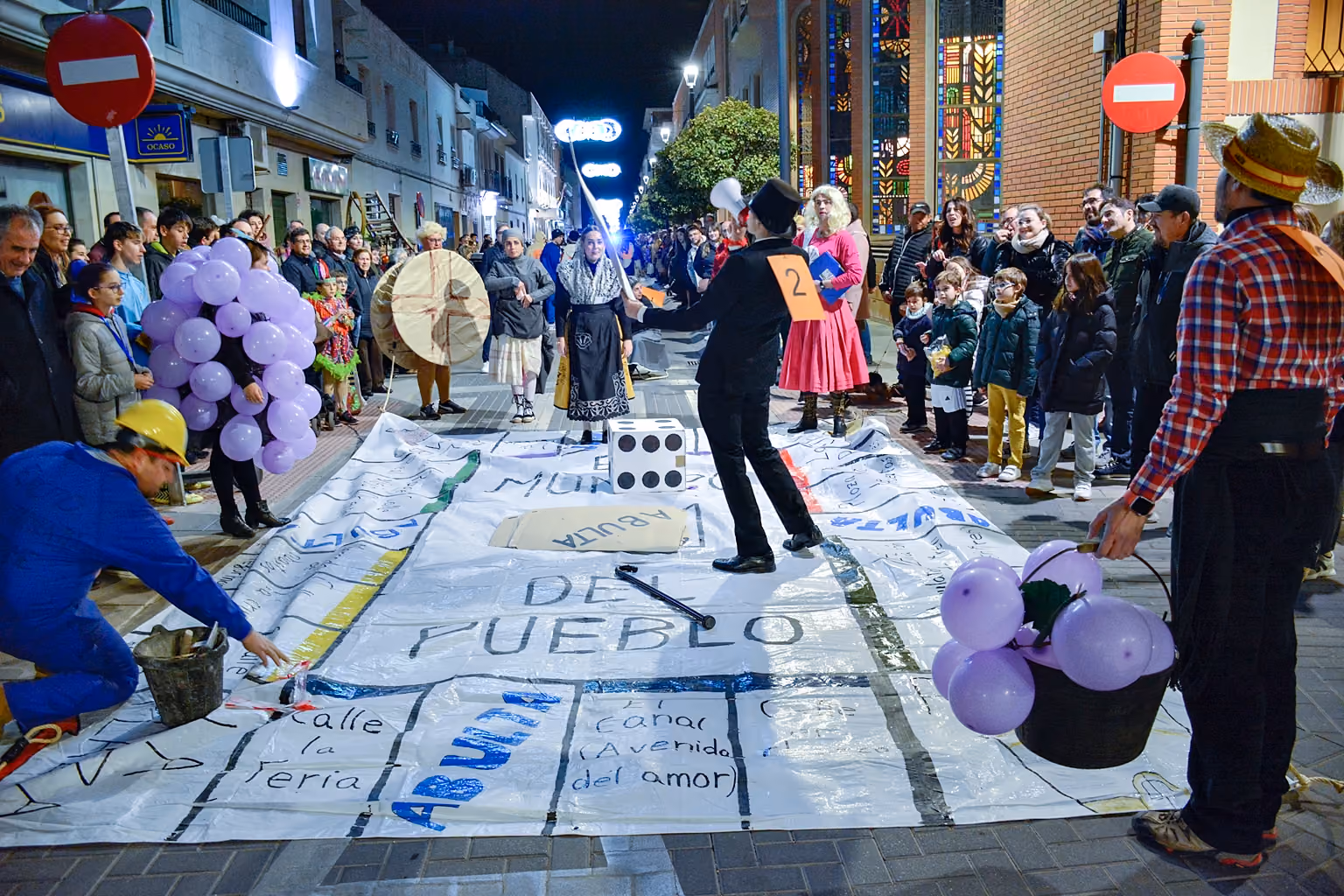 Grupo participante en el desfile del concurso del Carnaval 2024