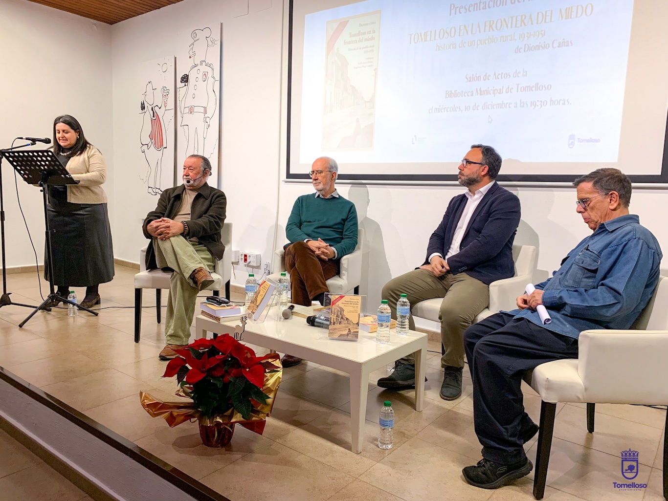 Presentación del libro Tomelloso en la frontera del miedo, de Dionisio Cañas