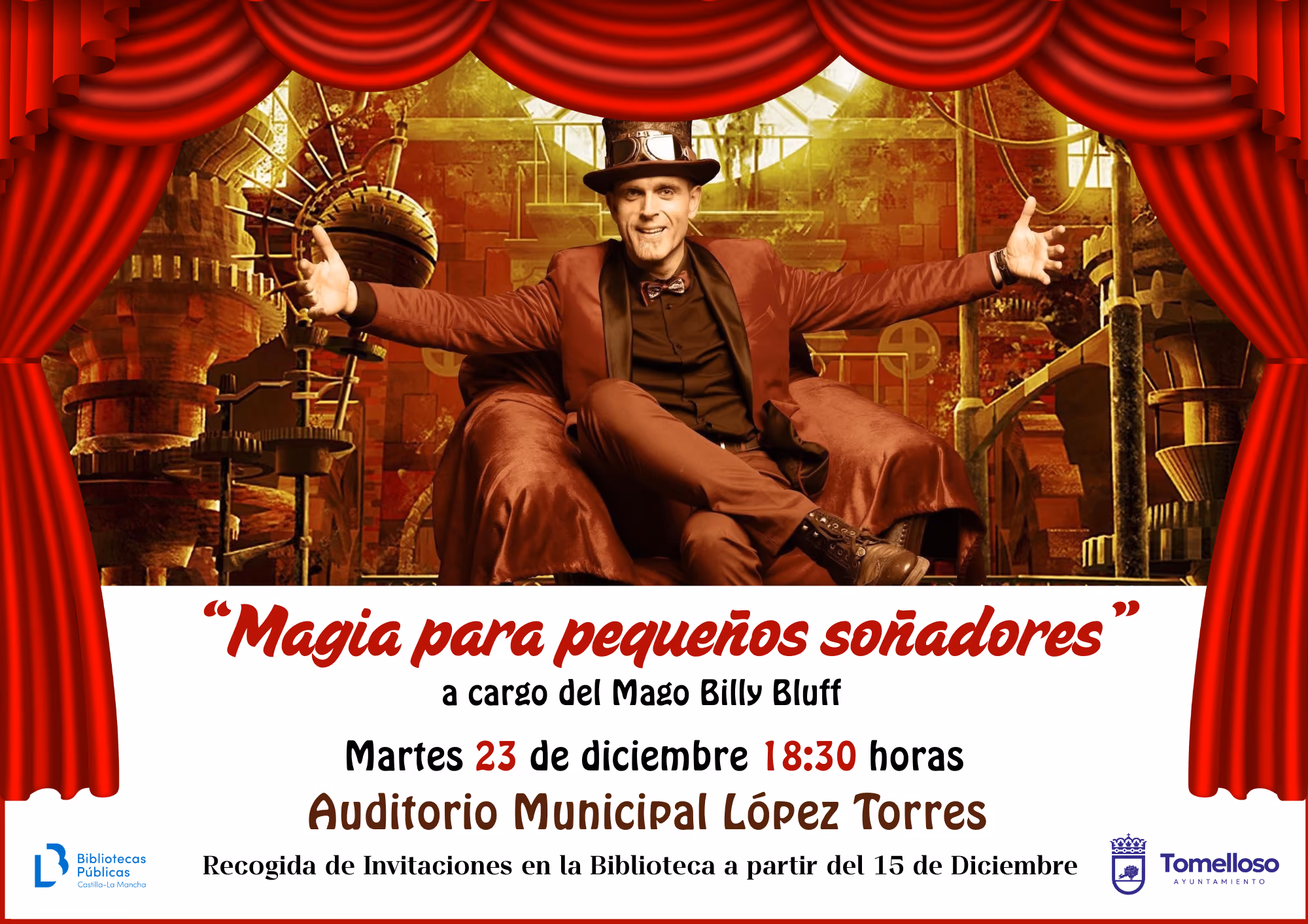Cartel Magia para soñadores