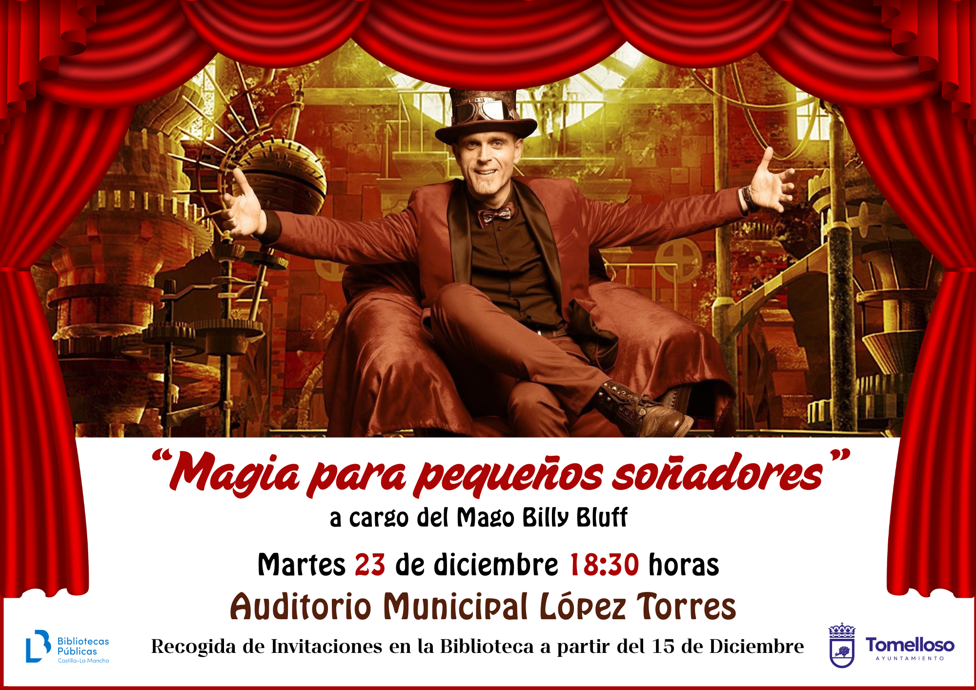 Cartel Magia para soñadores