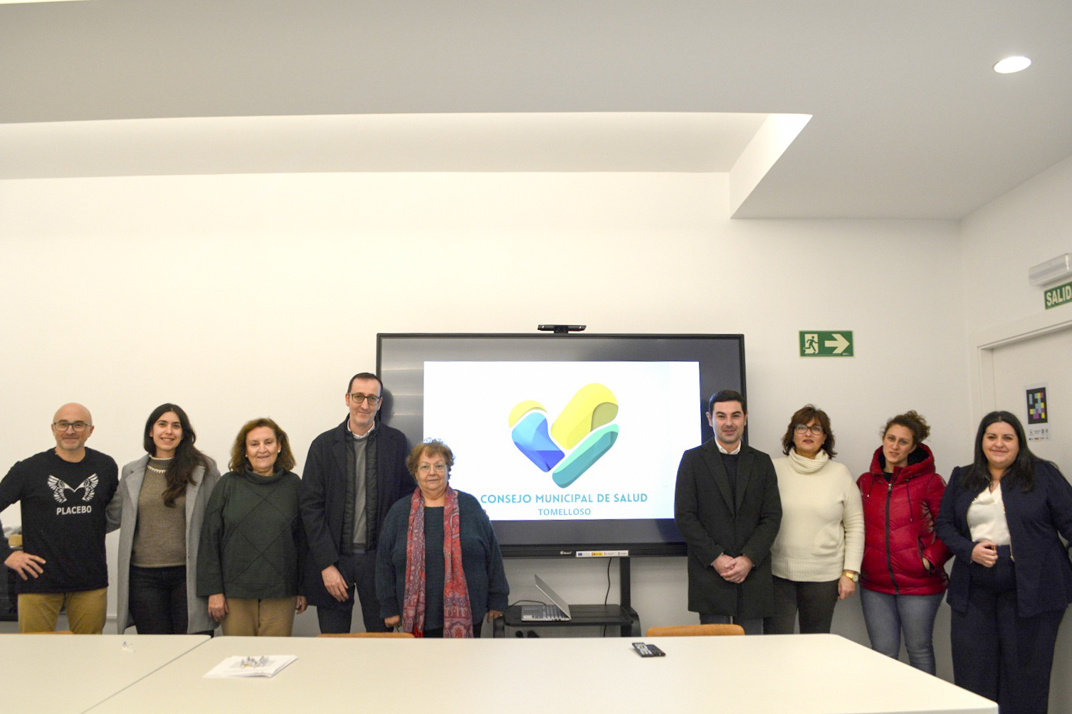 Participantes en la primera reunión del Consejo Municipal de Salud