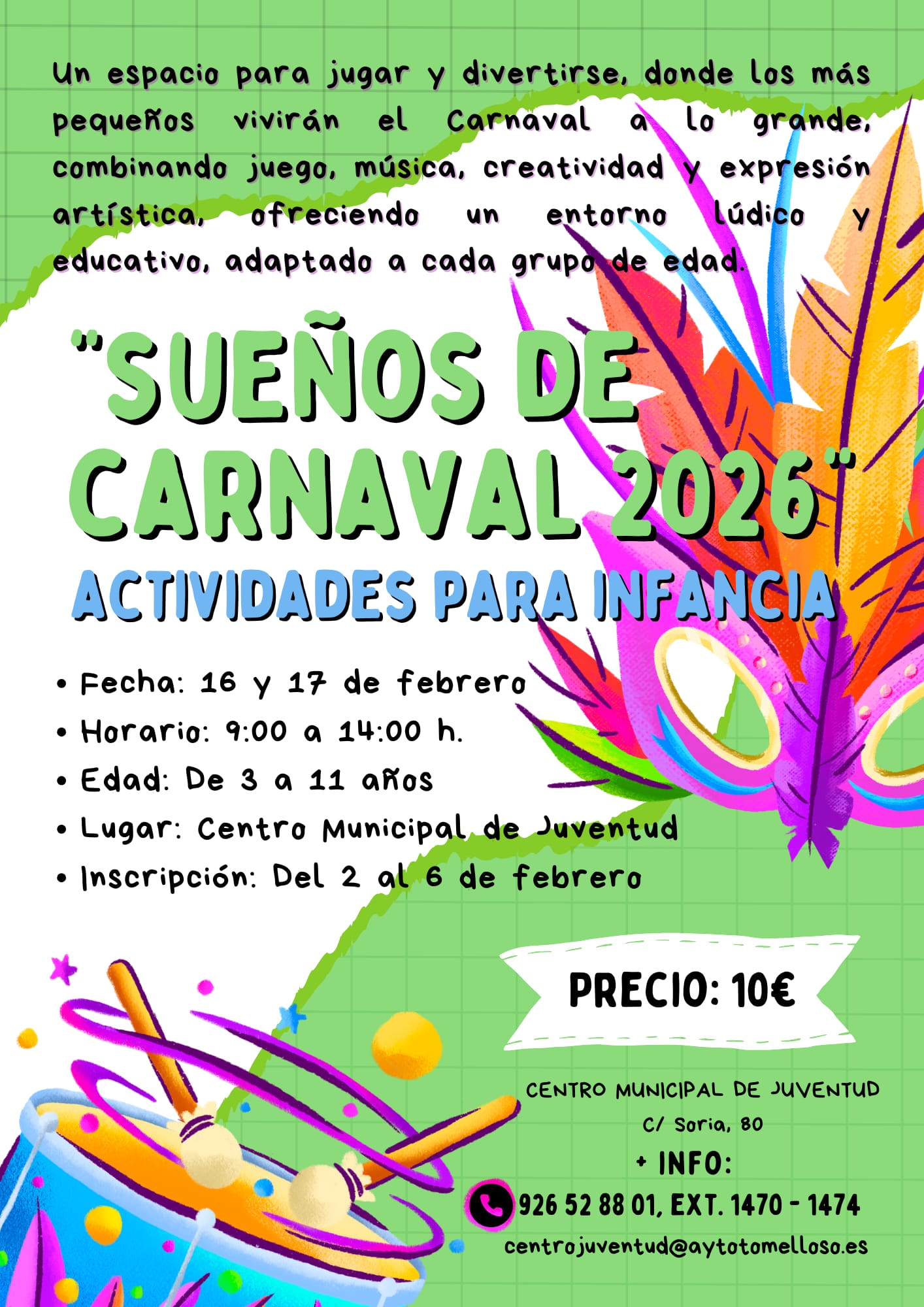 Cartel Sueños de Carnaval