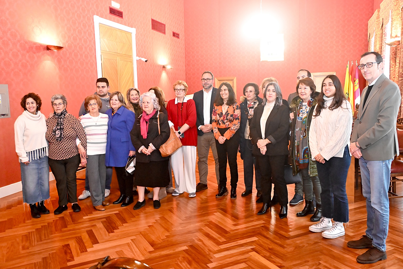 Acto Día Mundial Contra el Cáncer en el Ayuntamiento de Tomelloso