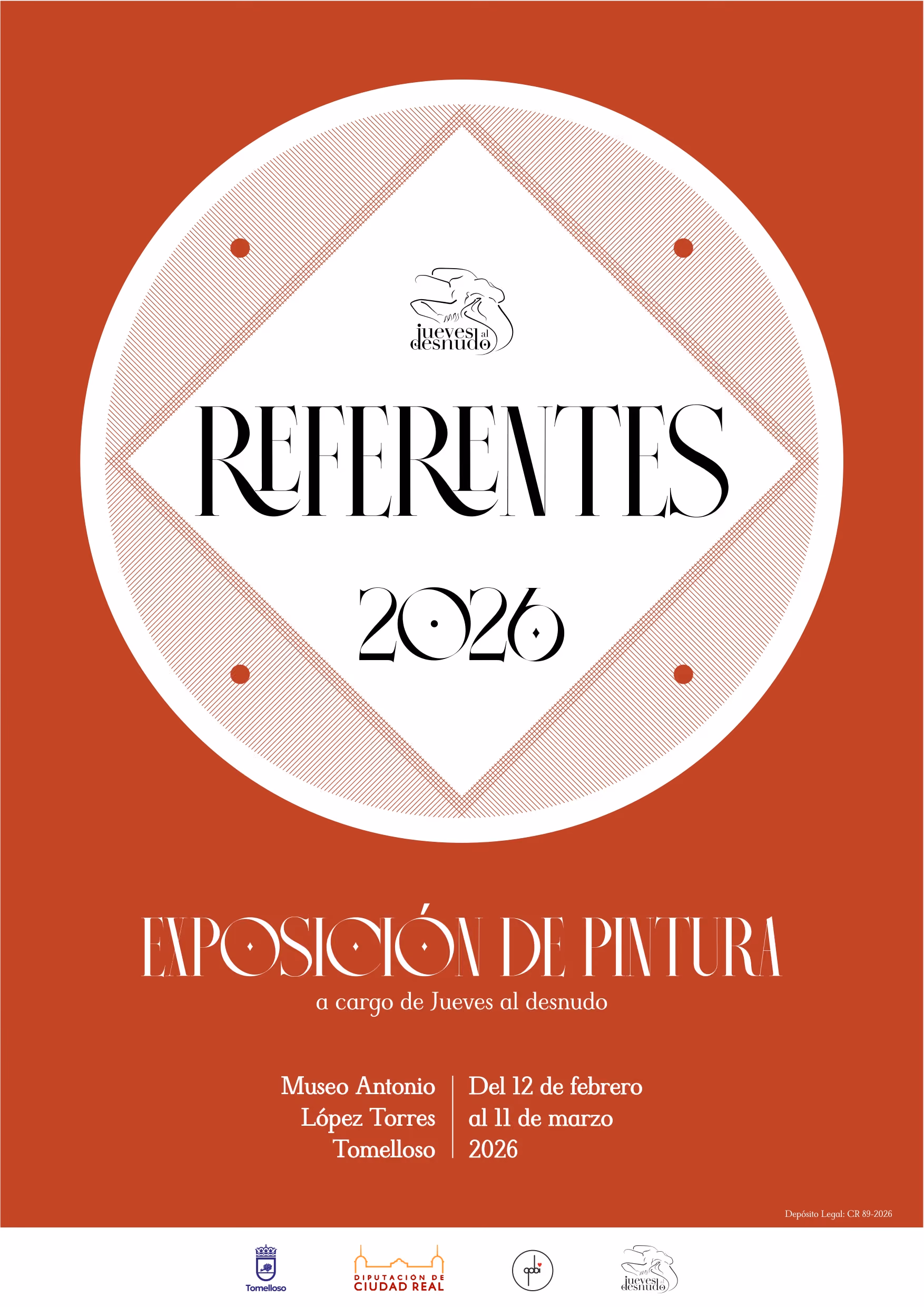 Cartel exposición Referentes 2026