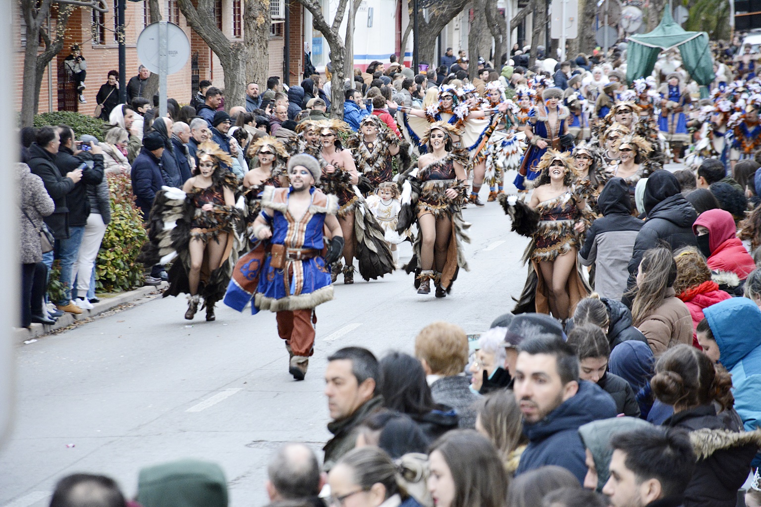 Foto de archivo del desfile Nacional de Carrozas y Comparsas