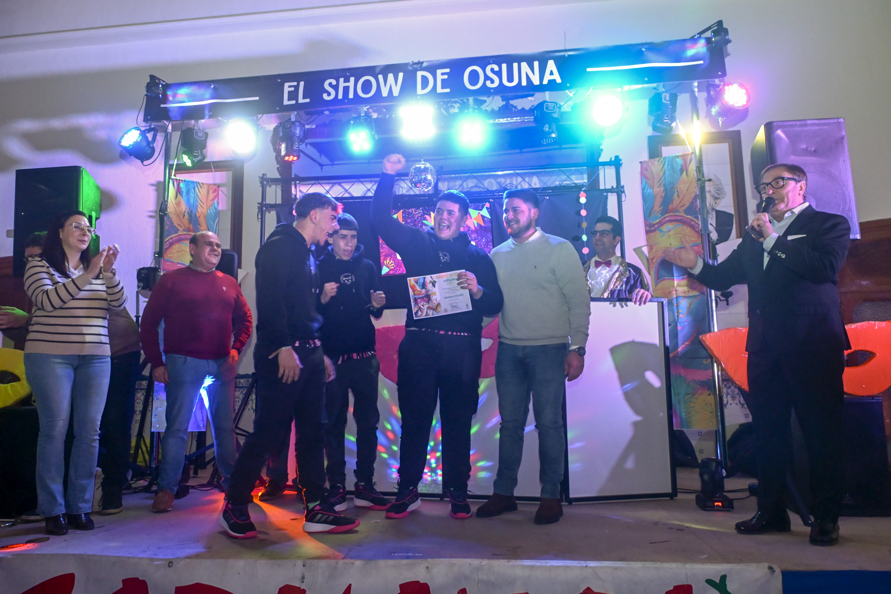 Entrega de premios a los ganadores del concurso