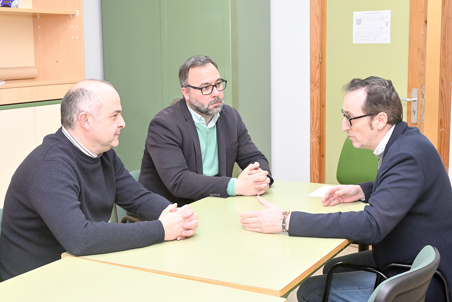 Reunión celebrada en el IES Alto Guadiana