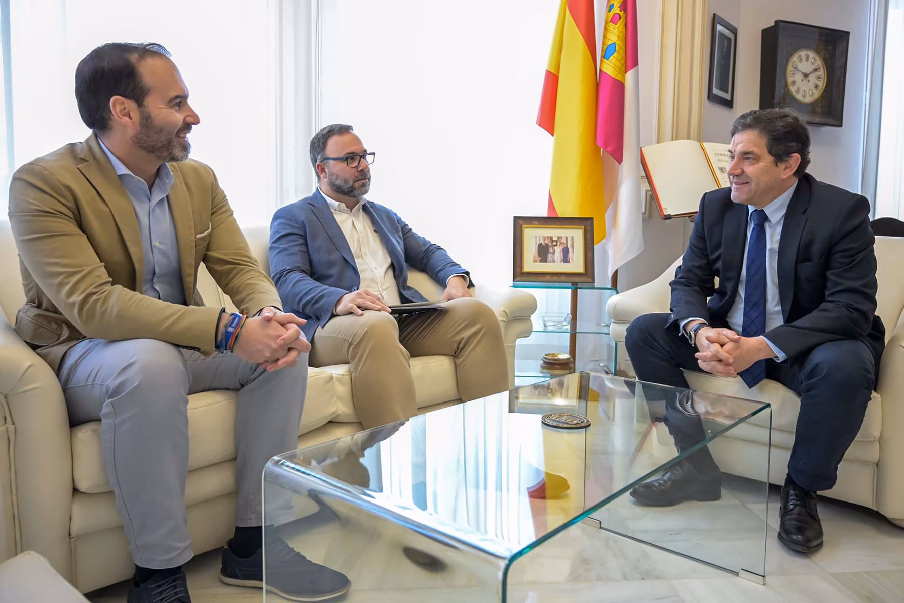 Un momento de la reunión celebrada este martes en la Diputación Provincial