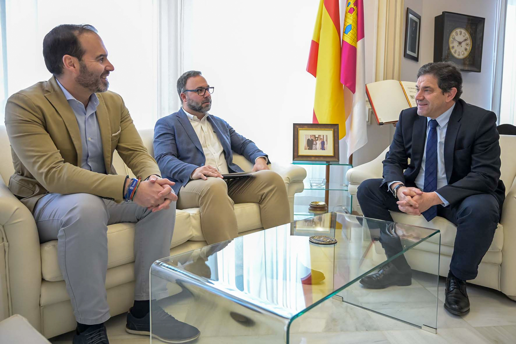 Un momento de la reunión celebrada este martes en la Diputación Provincial