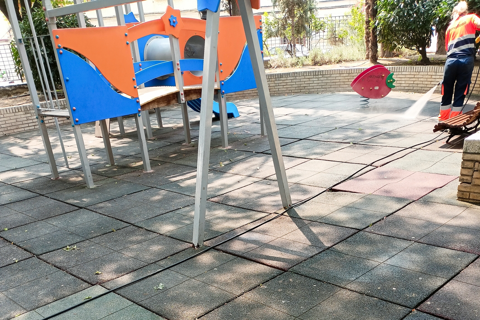 Zona de juegos infantiles