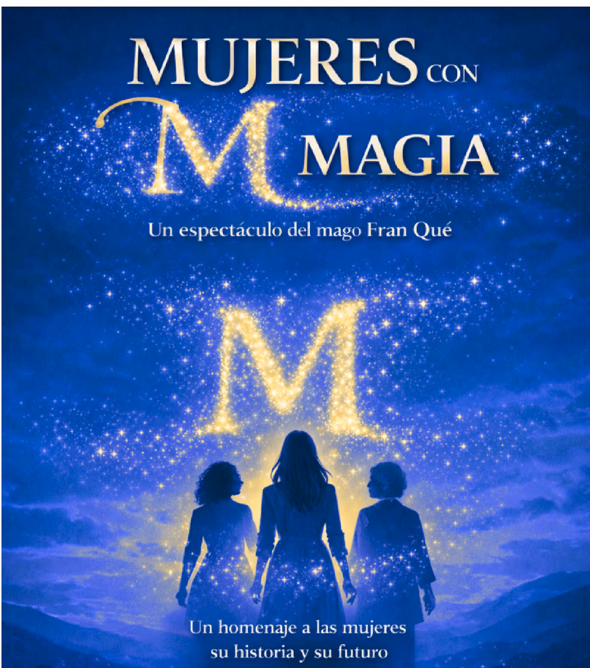 Cartel de espectáculo Con M de Magia