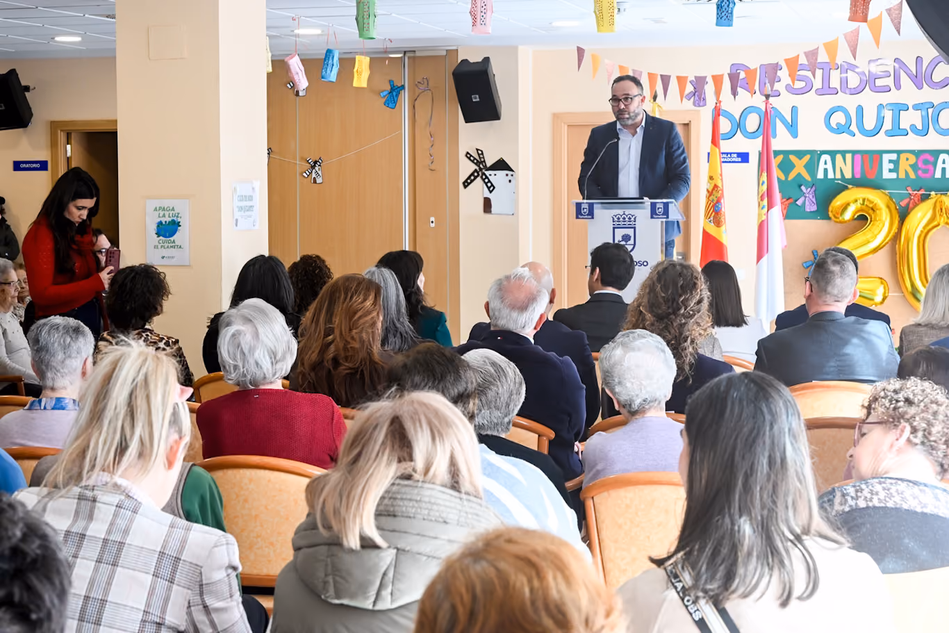Acto conmemorativo del 20 aniversario de la Residencia Don Quijote
