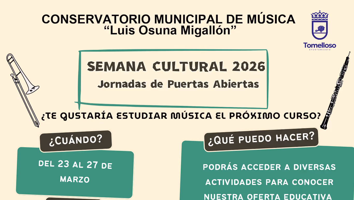 Cartel Semana Cultural Conservatorio