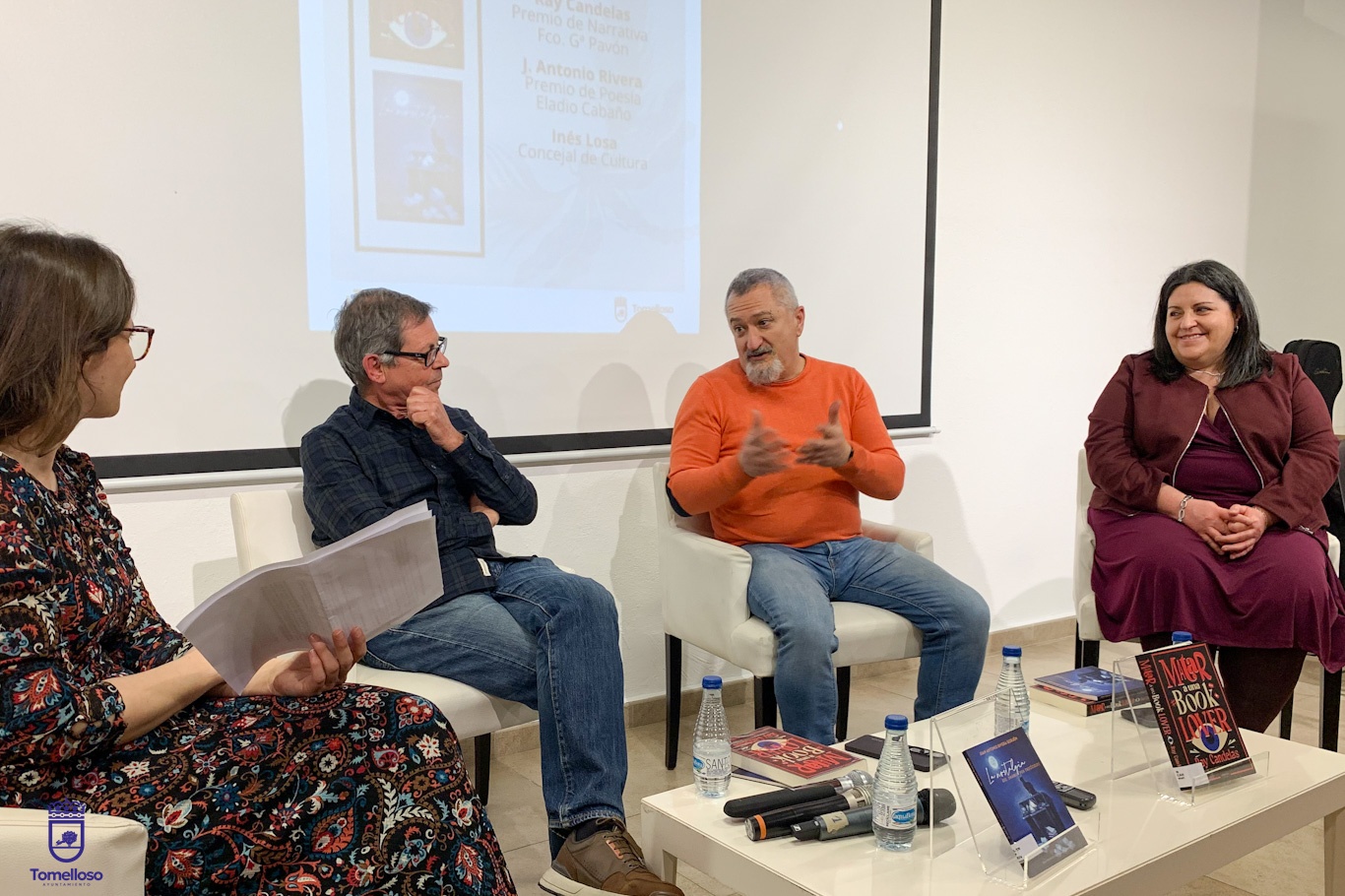 Presentación de los libros ganadores de los premios García Pavón y Eladio Cabañero de la Fiesta de las Letras 2025