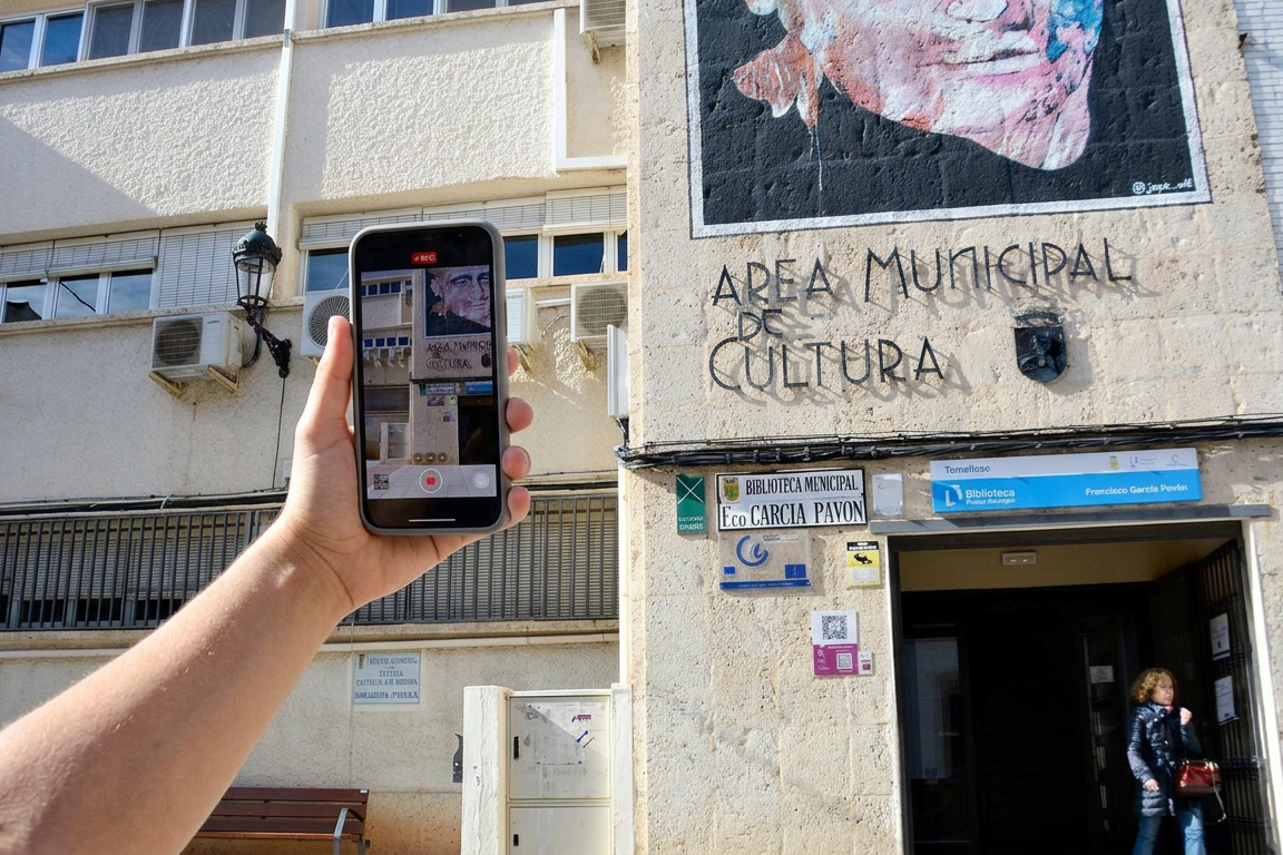Fachada principal de la Casa de Cultura