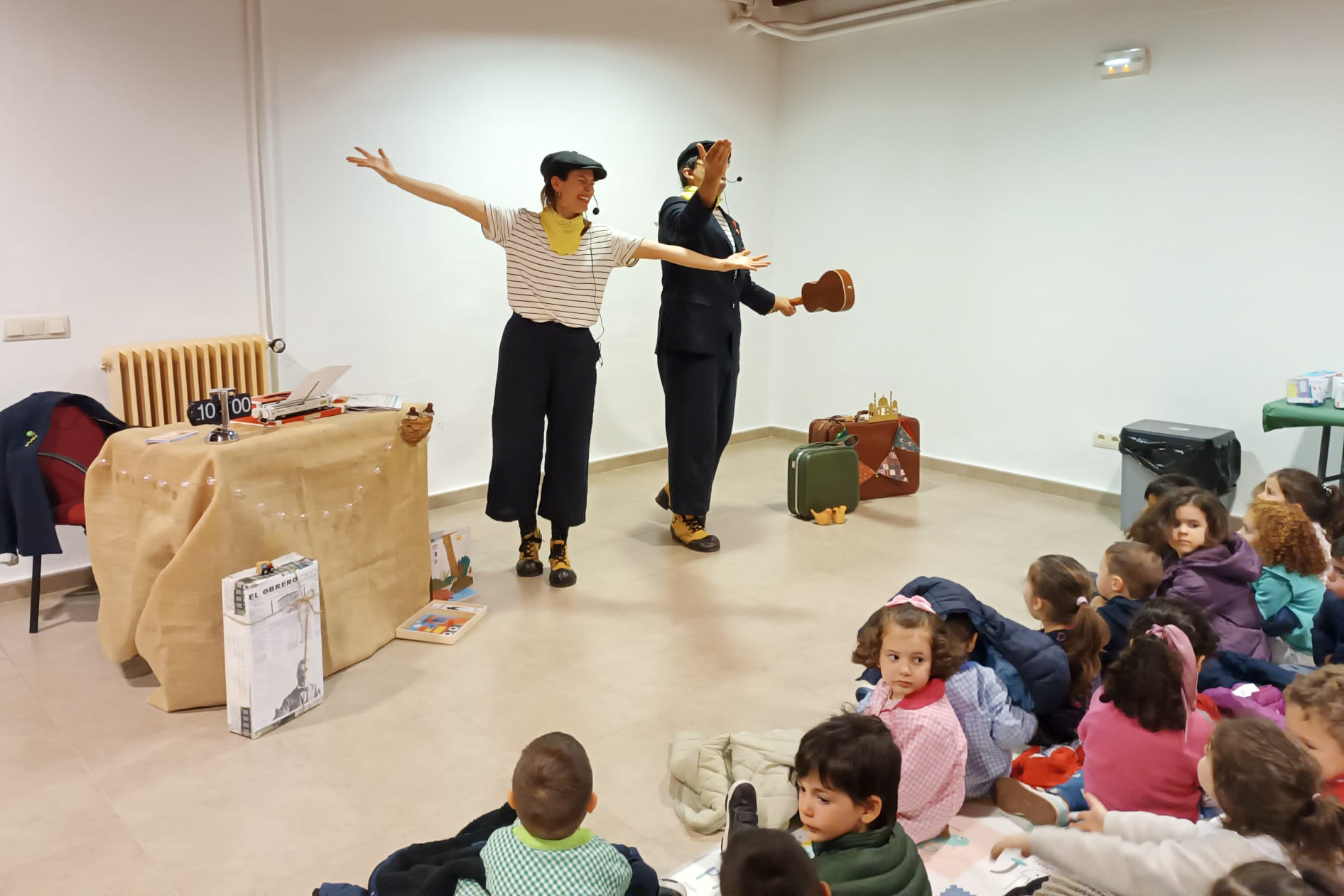 Una de las actividades dirigidas a los alumnos de educación infantil