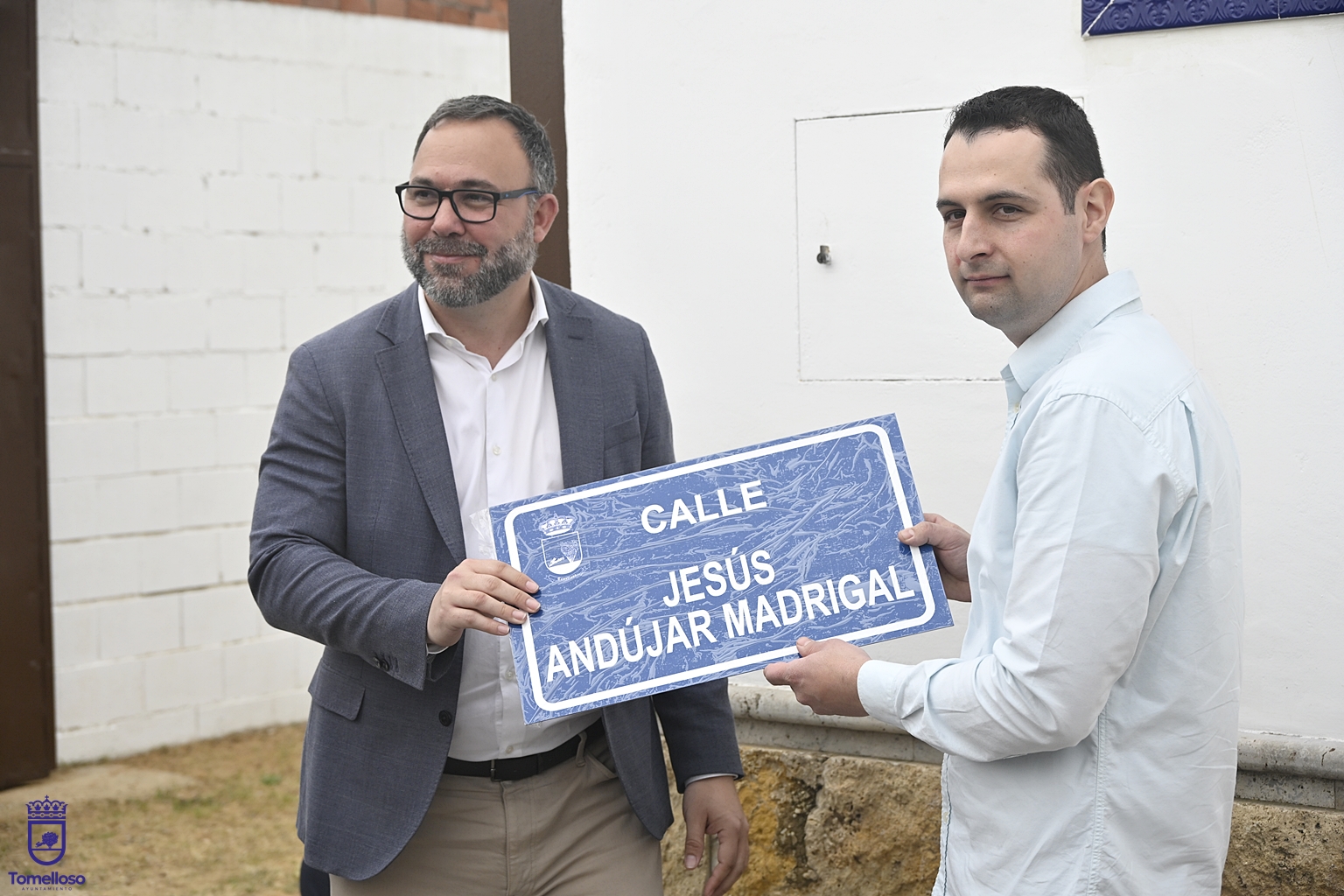 Descubrimiento de placa calle Jesús Andújar Madrigal 