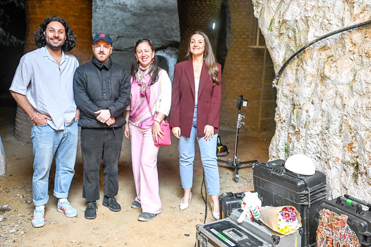 De izquierda a derecha, Ander Bados, Gonzalo Hergueta, Hotensia Gómez y Rocío Valentín