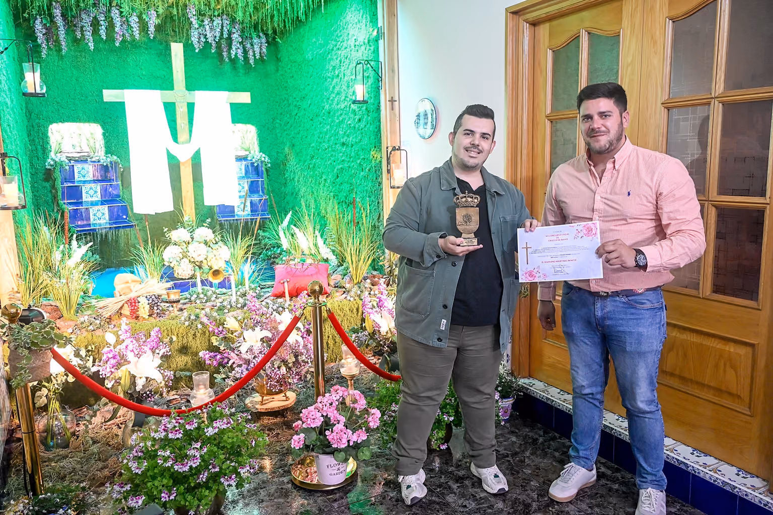 Mariano Martínez y Manuel Marquina en el montaje ganador