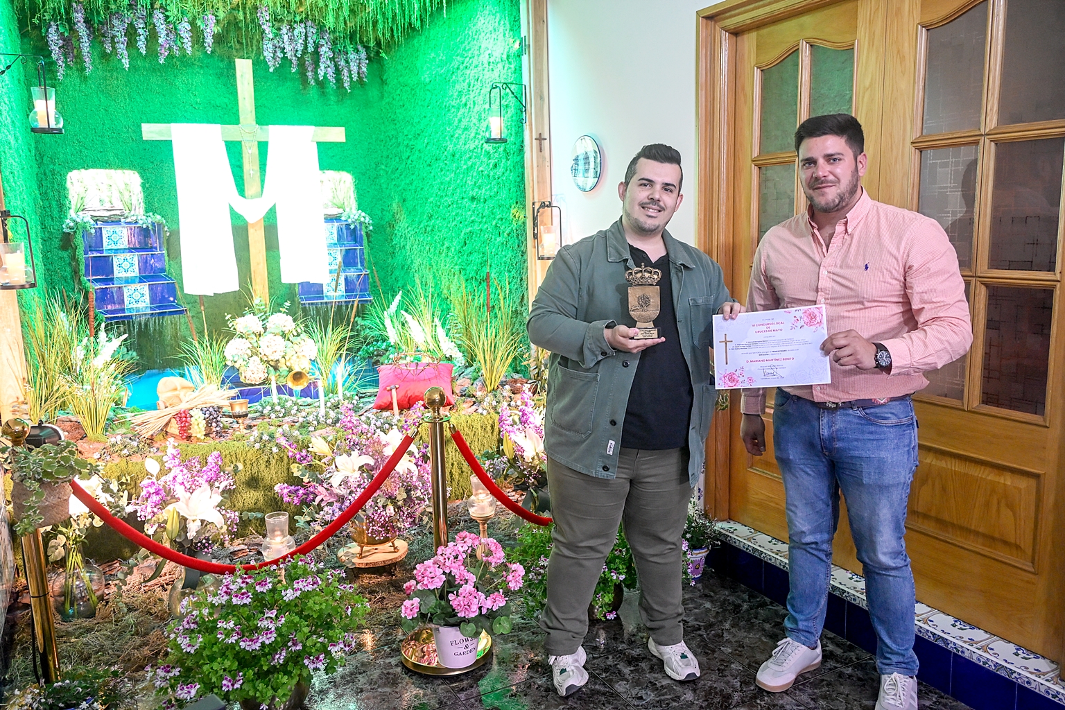 Mariano Martínez y Manuel Marquina en el montaje ganador