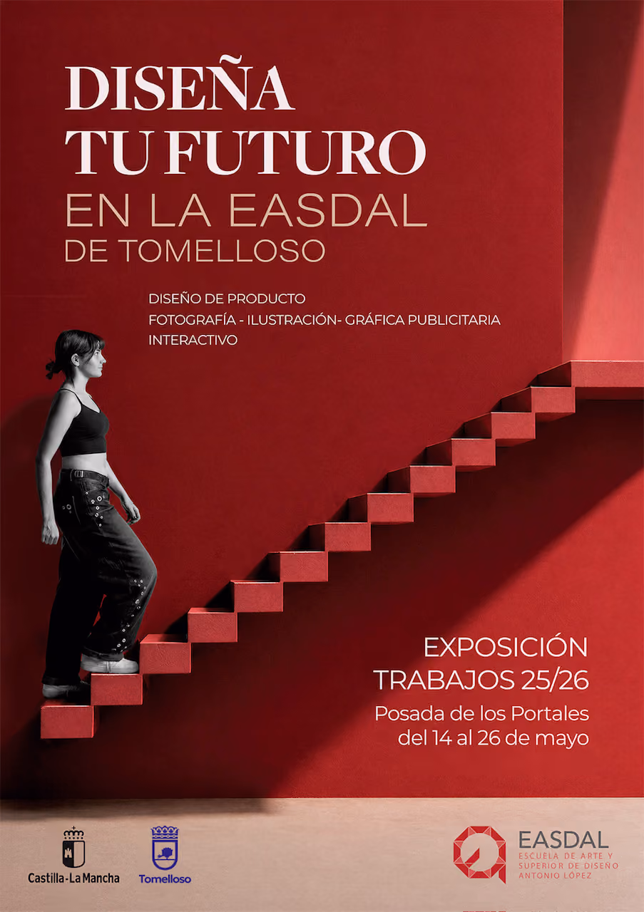 Cartel exposición EASDAL en Posada de los Portales