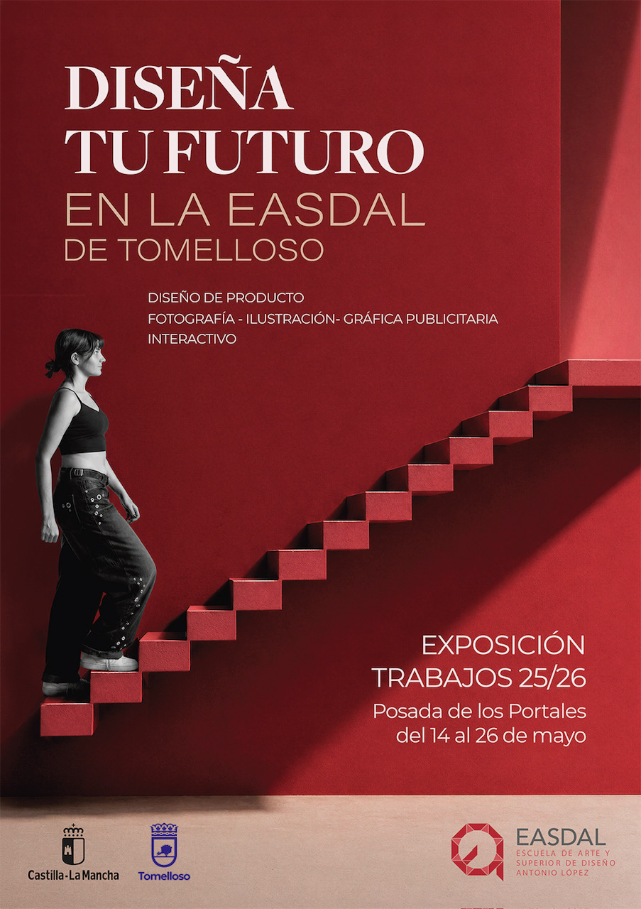 Cartel exposición EASDAL en Posada de los Portales