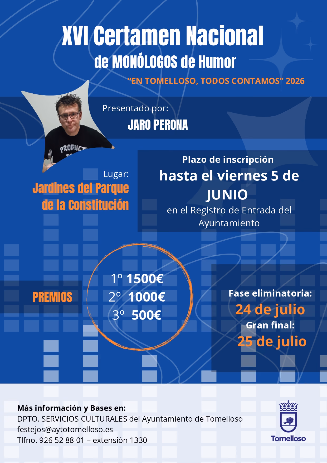 Cartel XVI Certamen Nacional de Monólogos