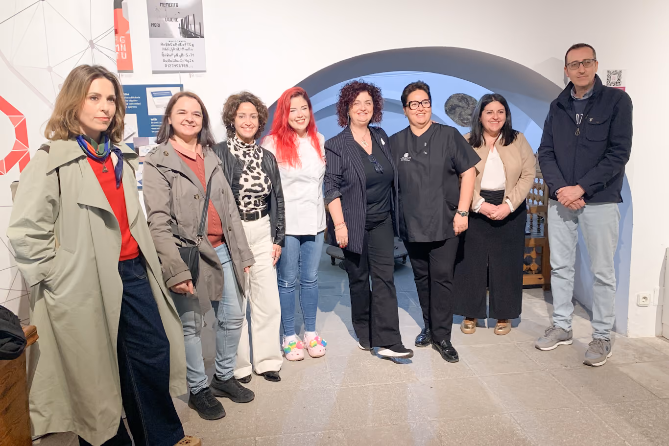 Inauguración exposición EASDAL en la Posada de los Portales