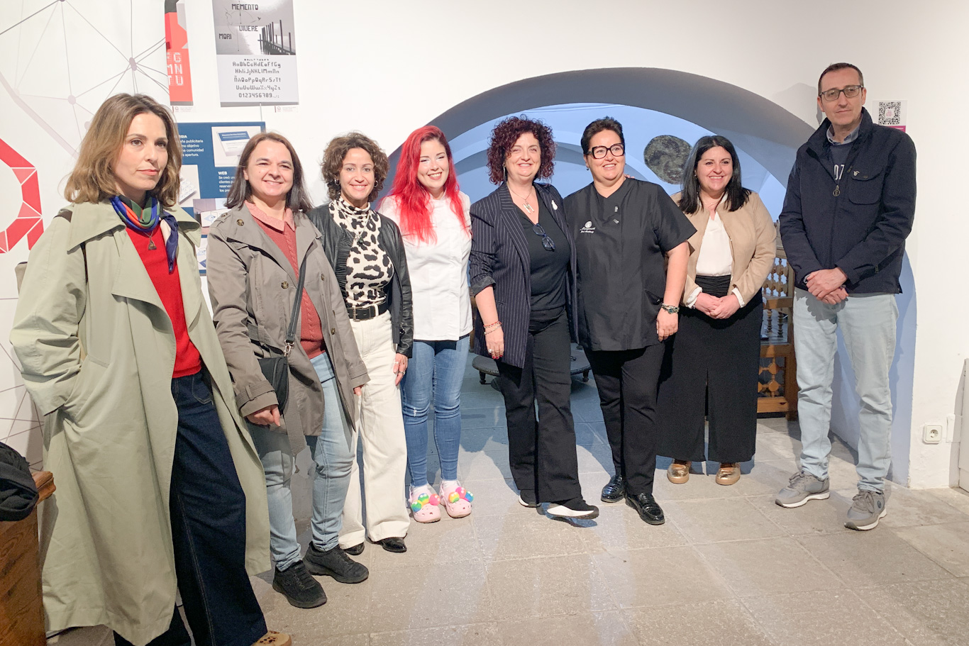 Inauguración exposición EASDAL en la Posada de los Portales