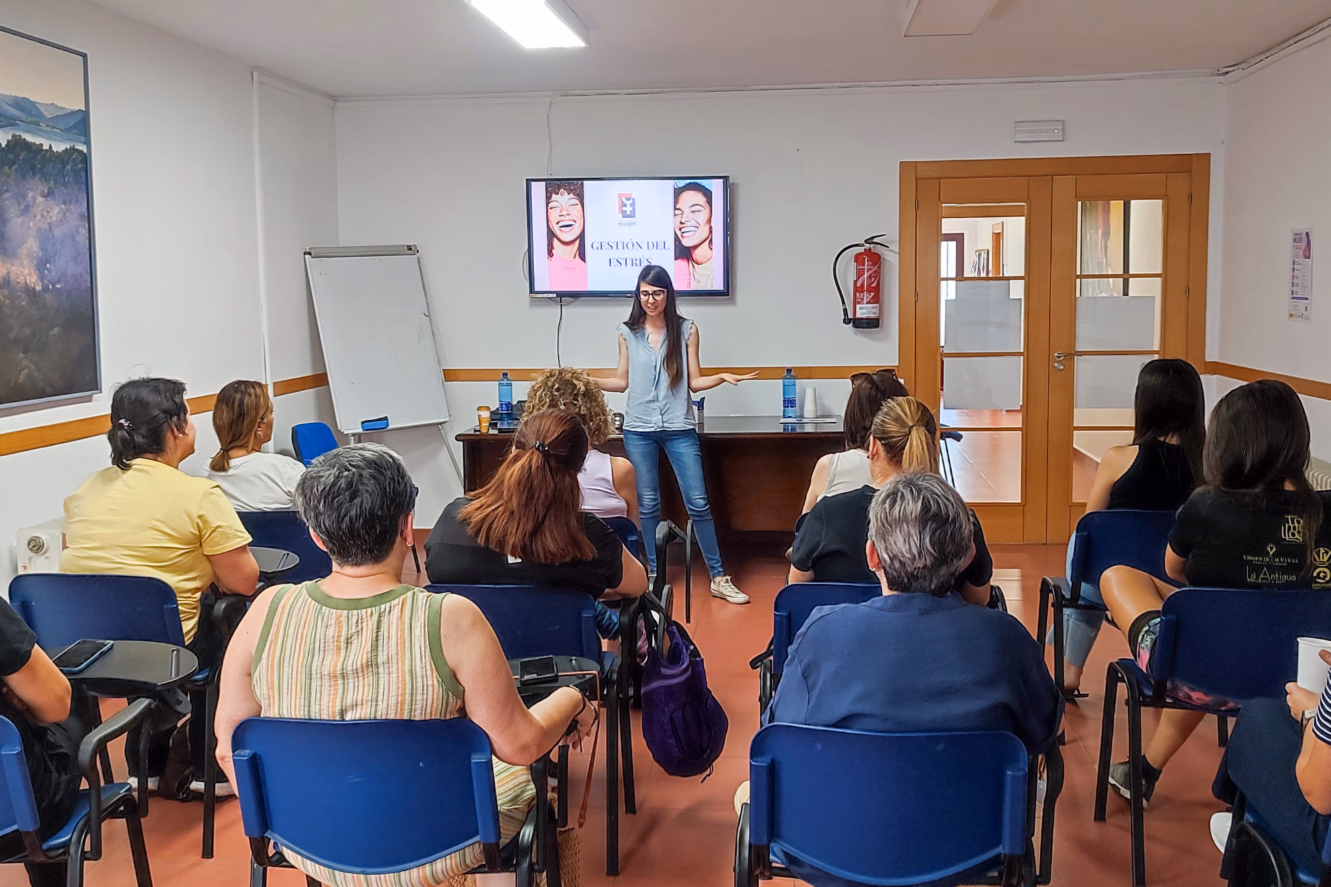 Uno de los talleres impartido dentro de las Jornadas Salud y Mujer