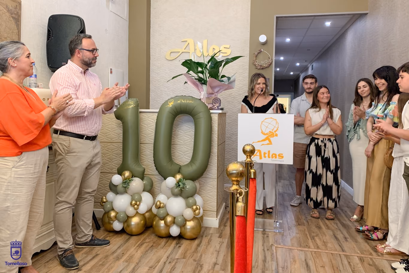 Acto 10 aniversario Atlas Fisioterapia