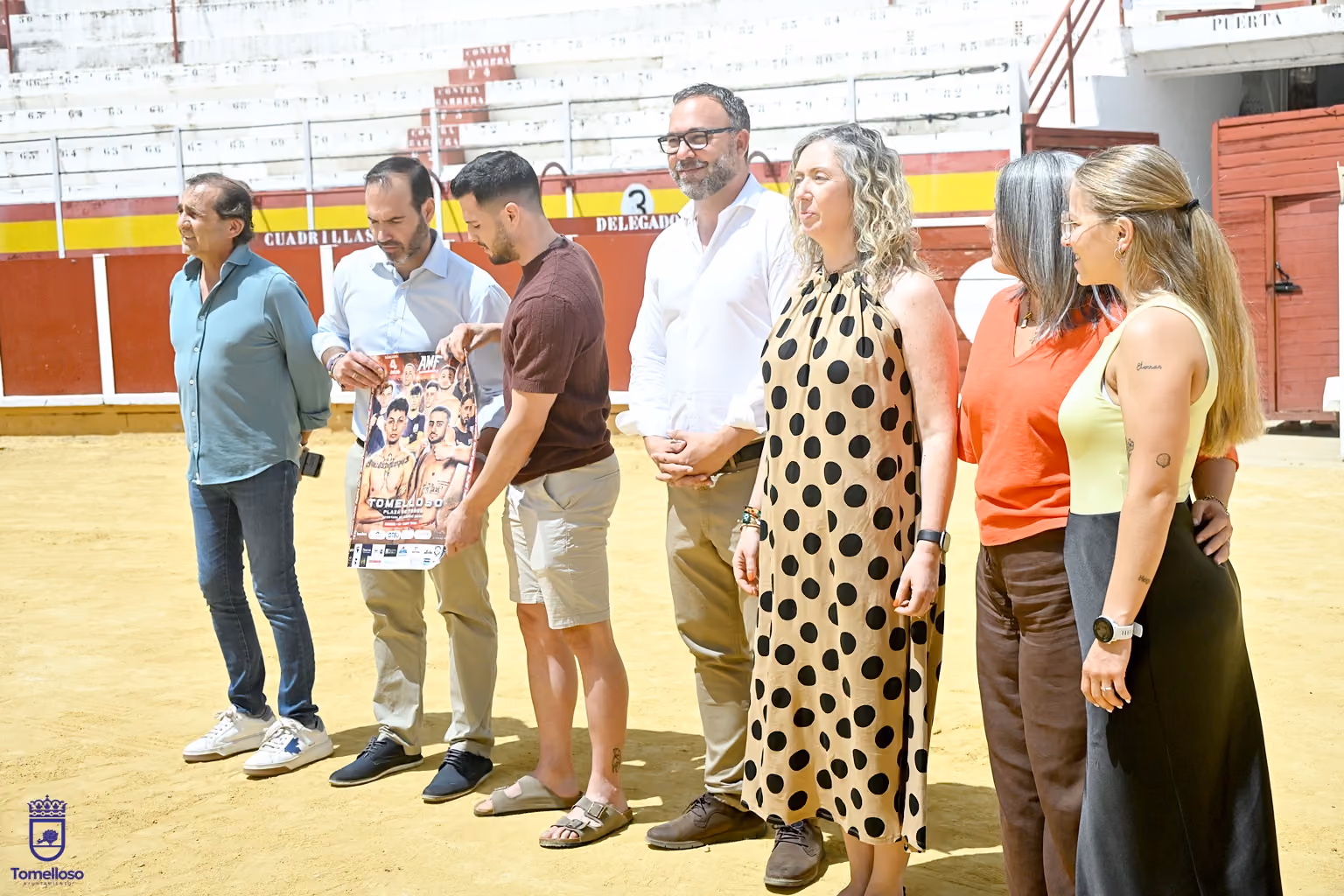 La presentación de la velada ha tenido lugar en la plaza de toros