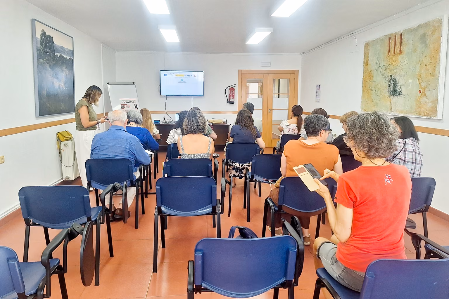 Uno de los cursos impartidos en el Centro de la Mujer