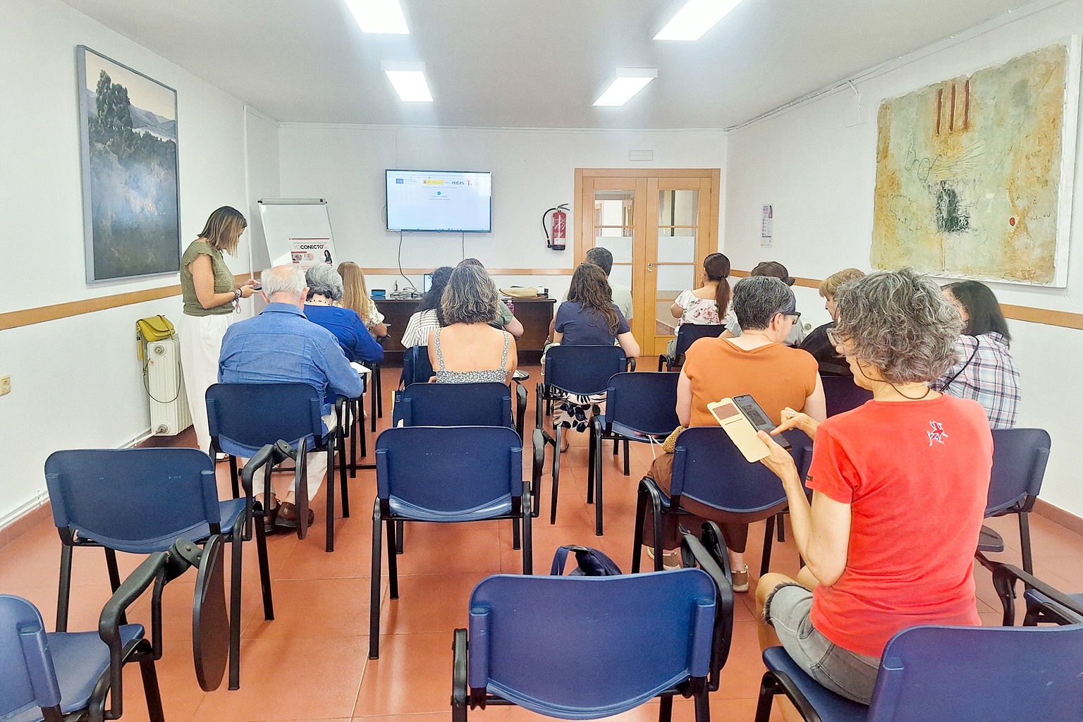 Uno de los cursos impartidos en el Centro de la Mujer