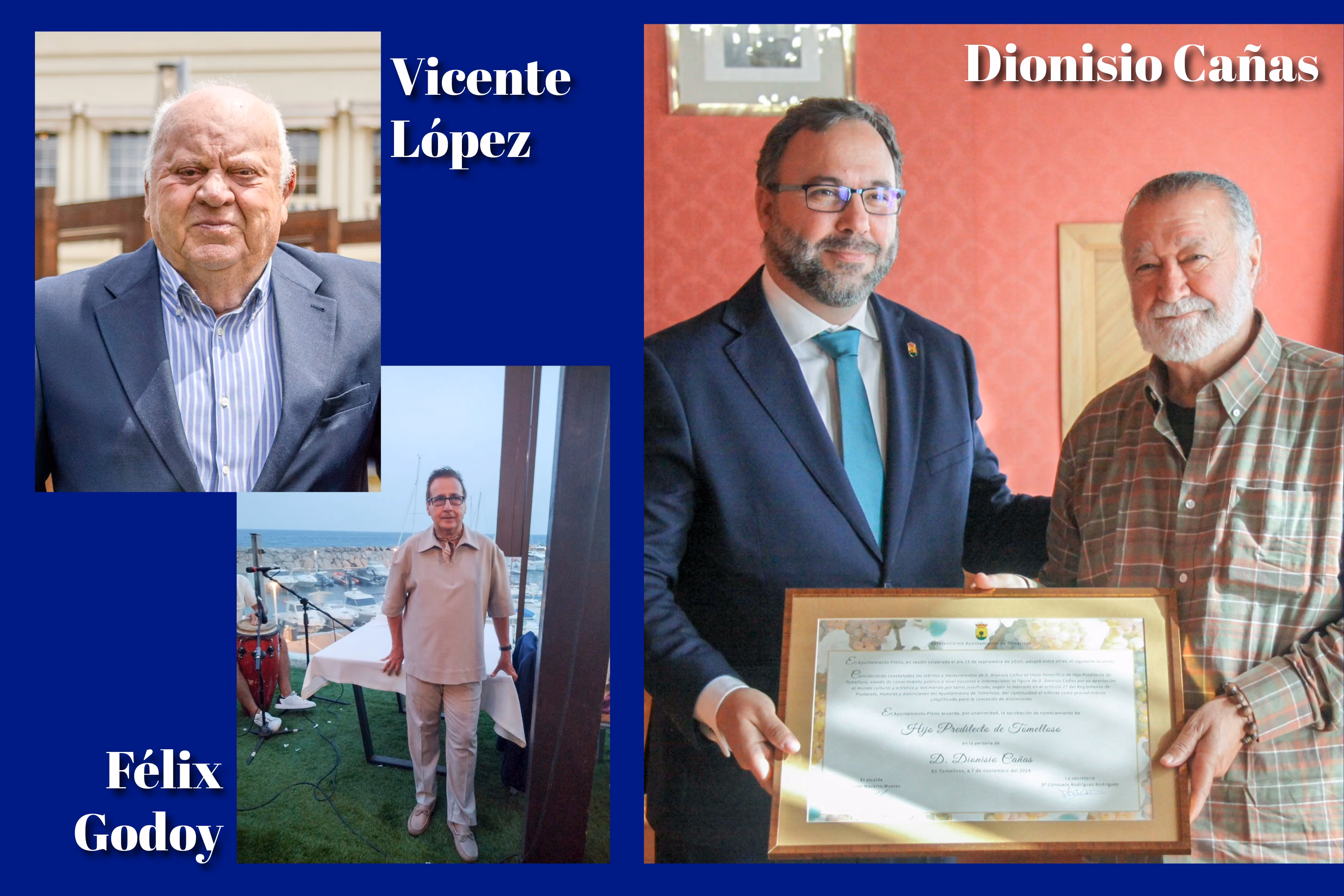 Los tres protagonistas