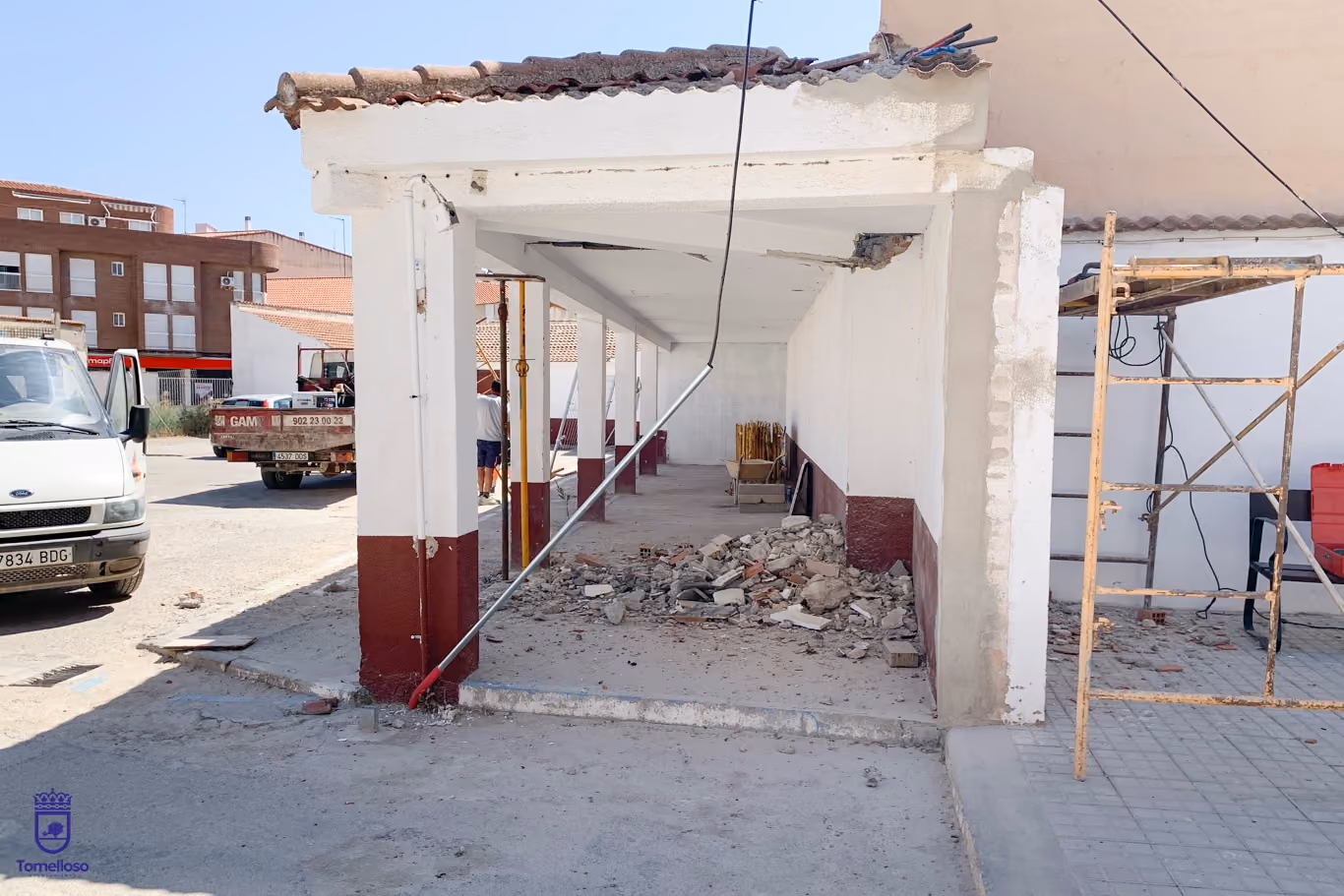 Obras aparcamiento mercado de abastos