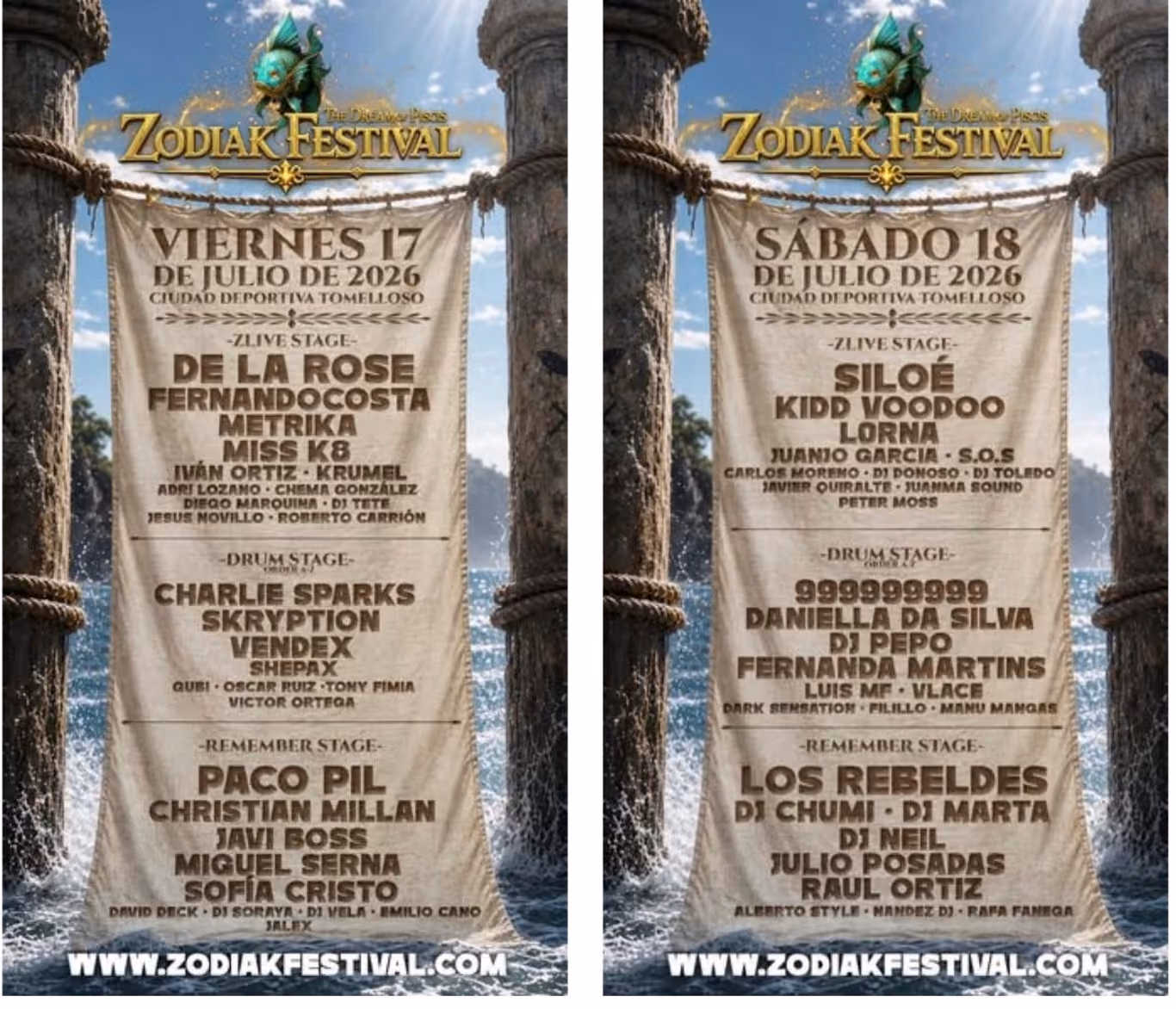 Carteles Zodiak Festival