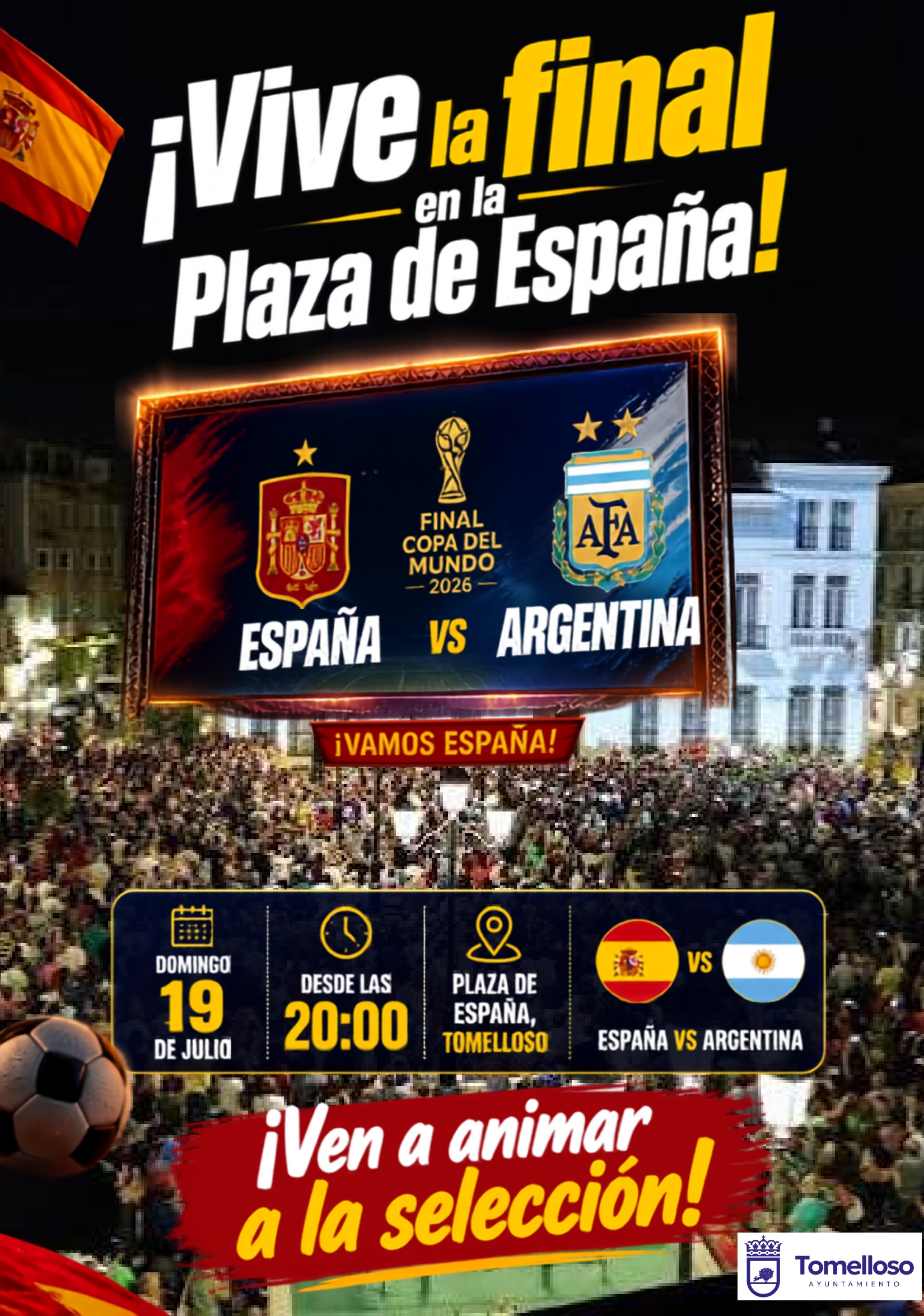 cartel final copa del mundo de fútbol