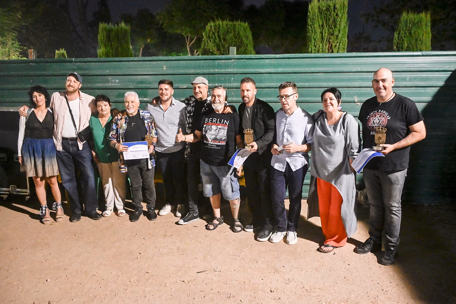 Ganadores, invitados y jurado del concurso a la finalización del mismo