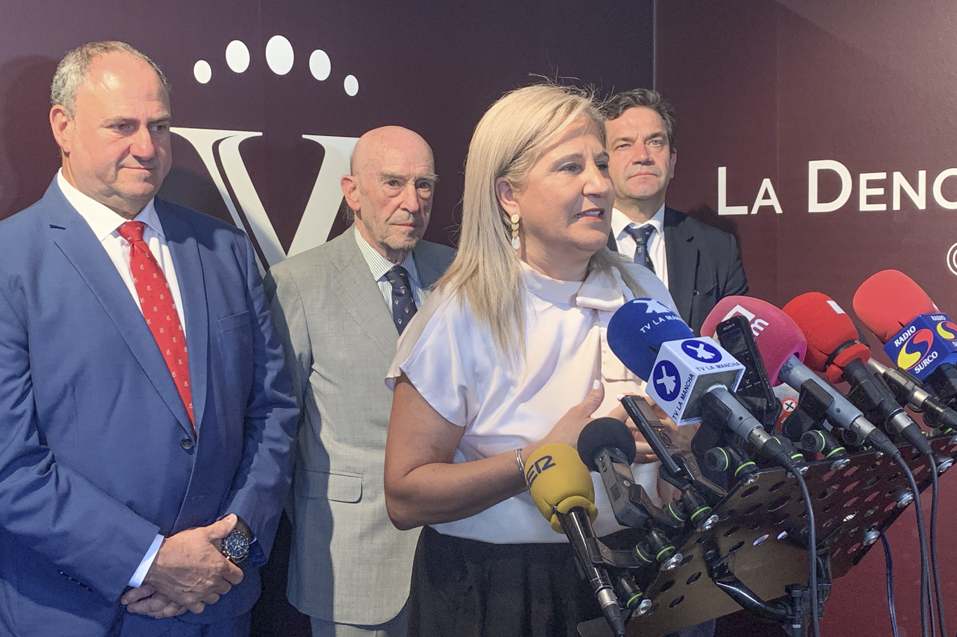 Eloisa Perales durante su intervención en el encuentro del sector en la Cooperativa Virgen de las Viñas
