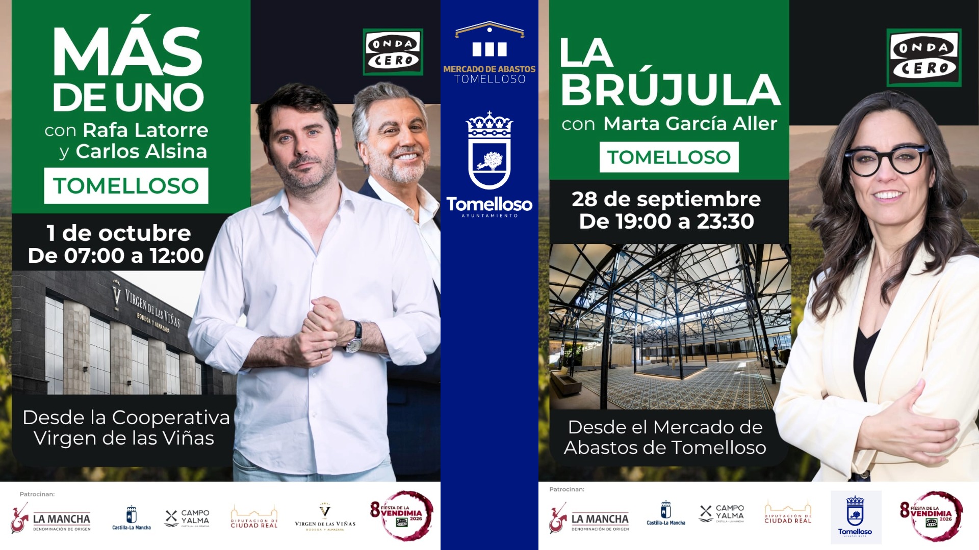 Carteles de los eventos readiofónicos