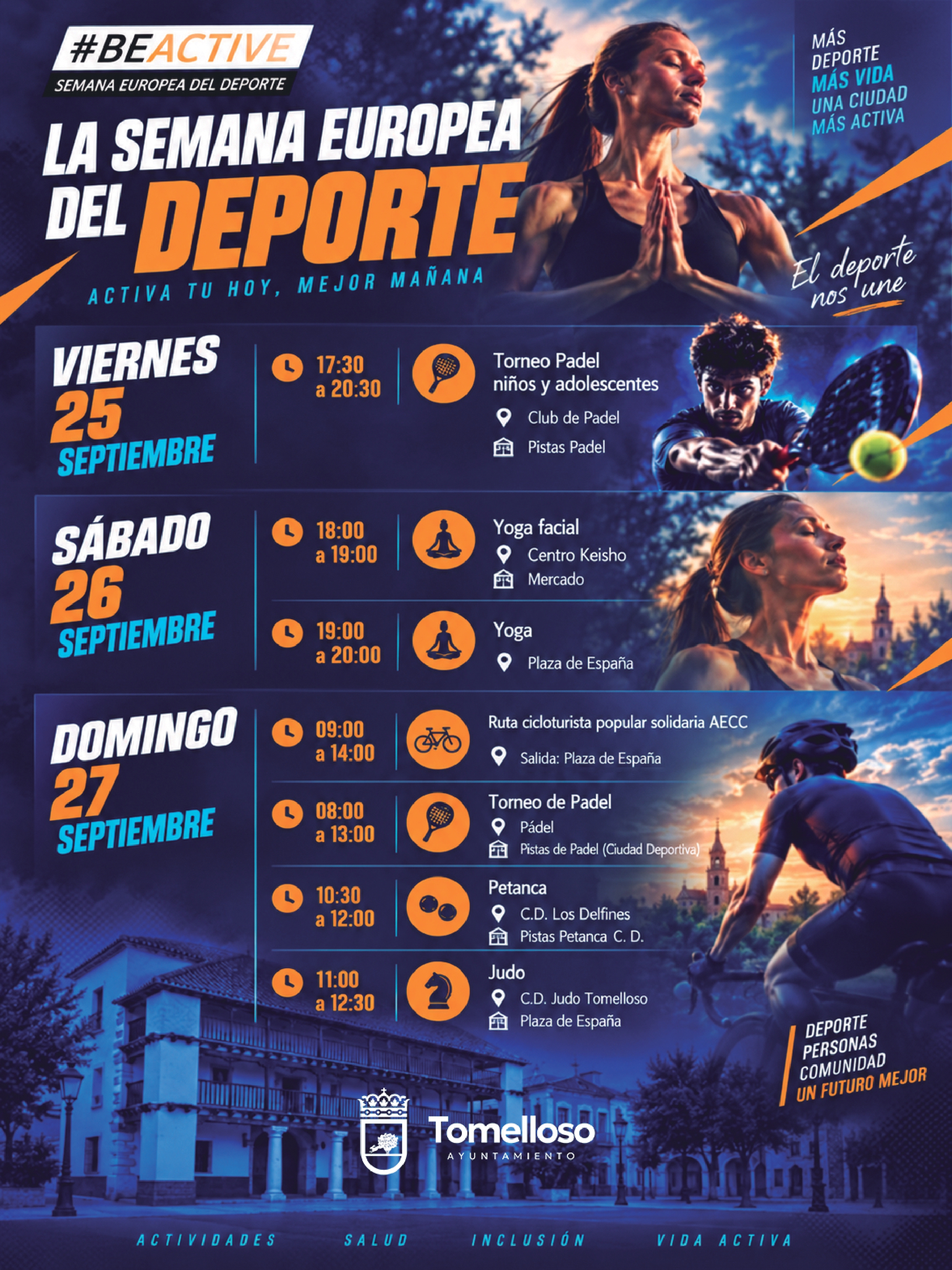 Cartel Semana Europea del Deporte