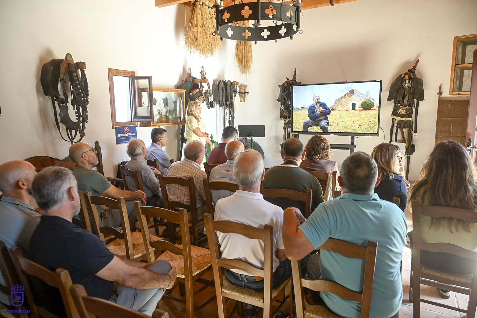 Presentación centro interpretación bombos en el Museo del Carro