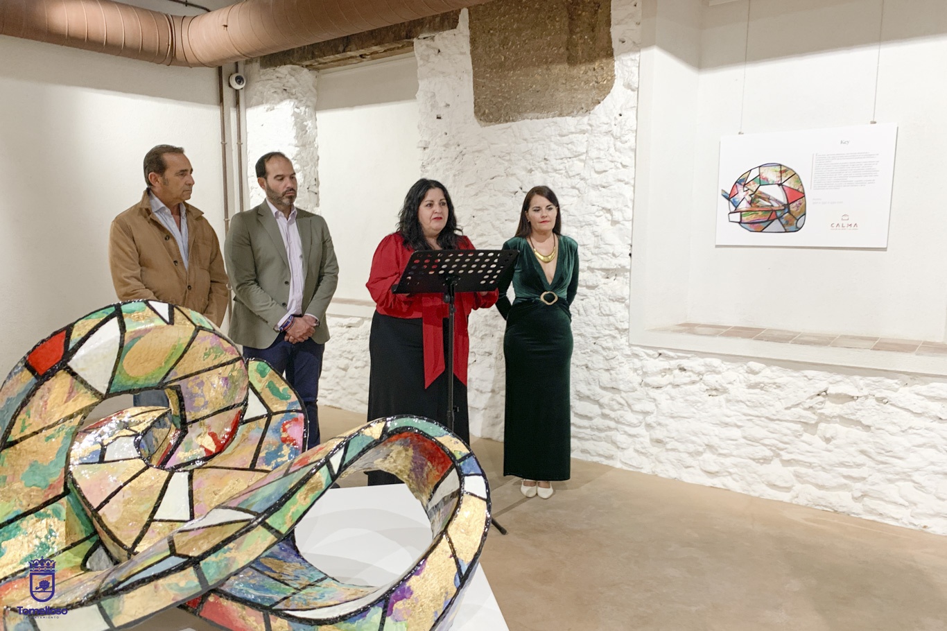 Inauguración de exposición "El alma de la tierra", de Carmen Belén Serrano, en CALMA